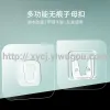 Thickened transparent, strongly adhesive, seamless mother-and-child buckle hook, bathroom waterproof, multi-functional power strip fixator, adhesive hanging buckle Application Scenario